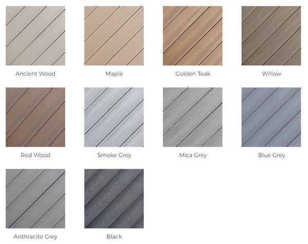 Dexera Decking Boards Solid and Hollow 16ft