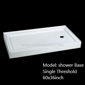 Shower Base Acrylic 60inx 36in