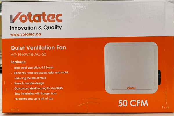 Votatec Quiet Ventilation Fan 50CFM