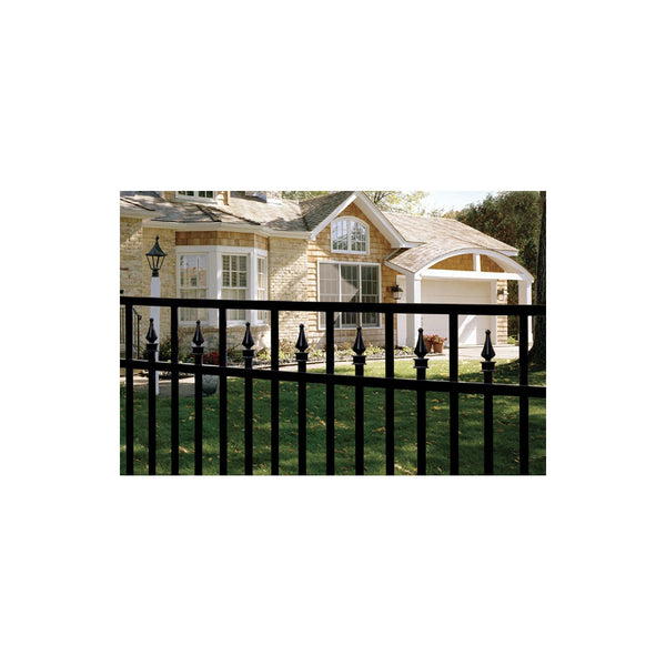 Kool-Ray Aluminum Ornamental Finals Rail Section Fence 5' x 70-1/4