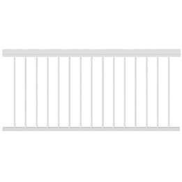 Kool-Ray Entourage Straight Railing White /Black