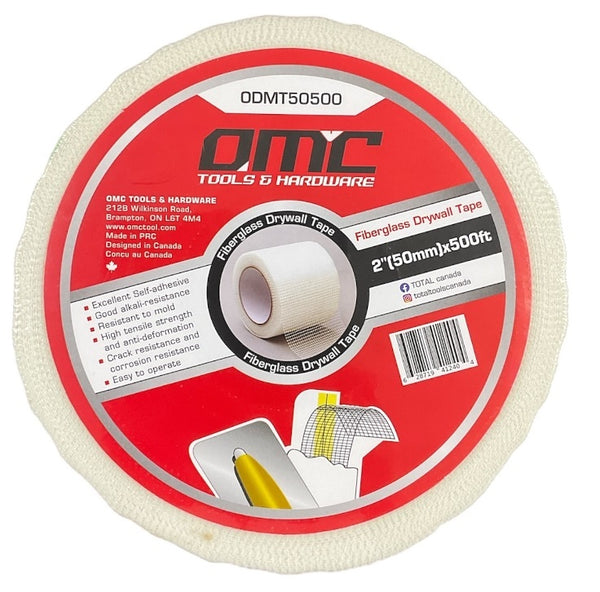 OMC 2″(50mm)X500ft Self-Adhesive Fiberglass Drywall Tape