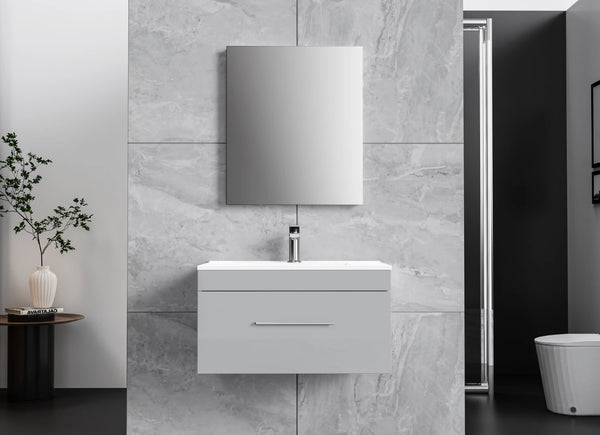 Topcan MDF wall amount Vanity  with Ceramic Top 24