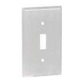 1 gang Toggle switch plate white