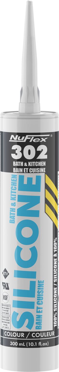 Nuflex Silicone 302 300ml Bath& Kitchen (translucent)