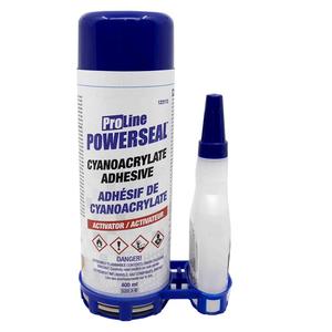 POWERSEAL CYANOCRYLATE ADHESIVE COMBO (ACTIVATOR - 400 ml + ADHESIVE - 100 g)