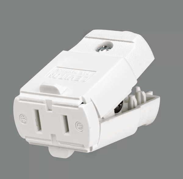 Leviton 2-Wire Light Duty Polarized Cord Outlet