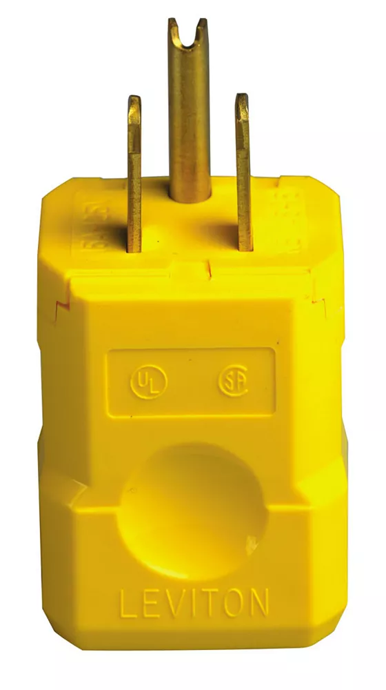 Leviton Hinged Design Nylon Plug 15A