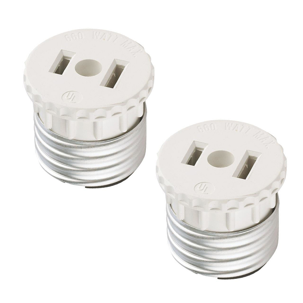 Leviton Socket-to-Outlet Adapter