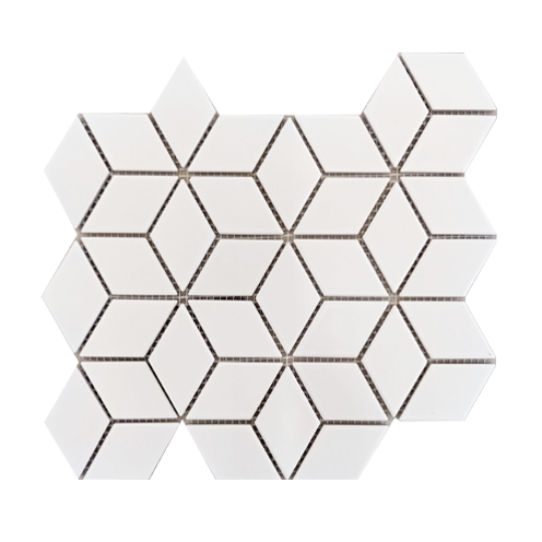 Mosaic HPAW65702 in Cubic Diamons_White matte_266x305mm