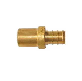 PEX Brass Male Sweat Adapter 3/4x1/2