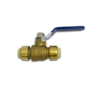 Push _n_ Connect Ball Valve with Stiffeners 3/4