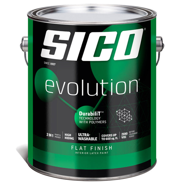 SICO Evolution paint and primer Flat 861-501 (Base 1, 3.78L)