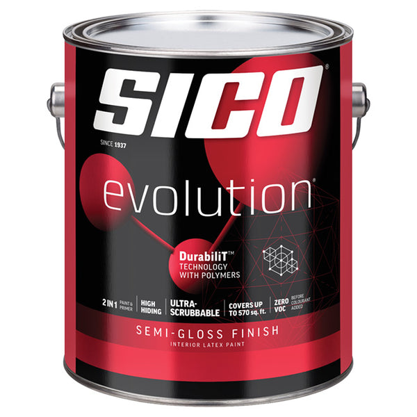 SICO Evolution paint and primer Semi-gloss 867-501 (Base 1, 3.6L)