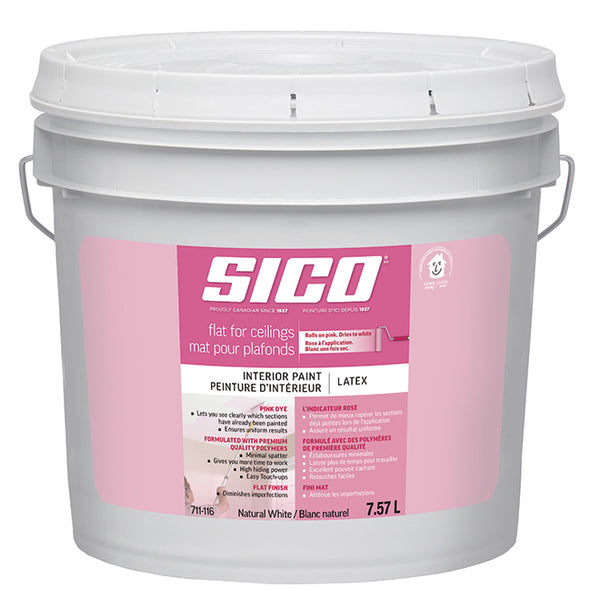 SICO Flat For Ceilings 711-116 (White, 7.57L)