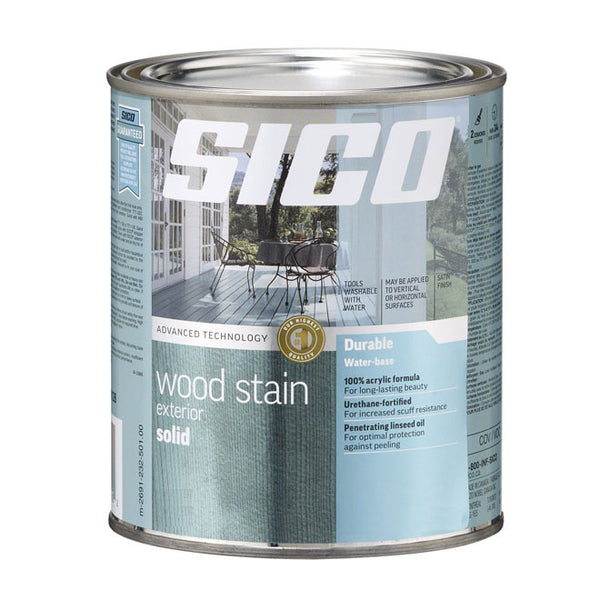 SICO Wood Stain Solid 232-100 (White, 3.78L)