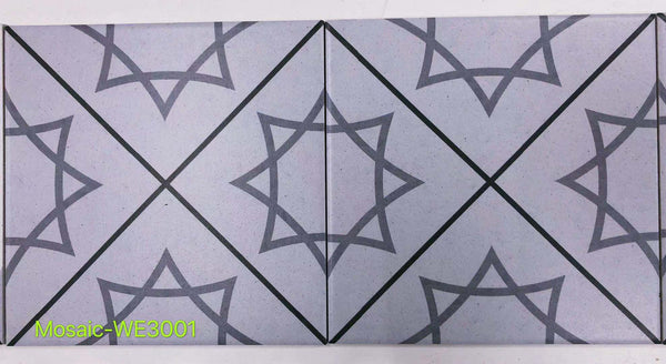 Mosaic Print tile 20114  7 3/4inX7 3/4in(0.417sf/pcs,10.42sf/box)