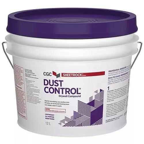CGC dust control drywall compound 12L