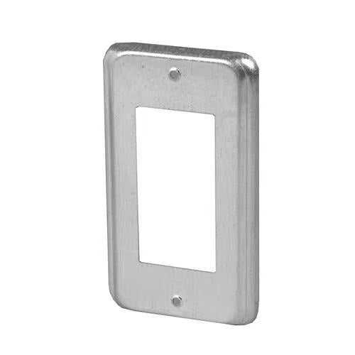 11C10-1 Square Steel Commercial Handy Utility  Decora/GFCI Cover114mmx68mm
