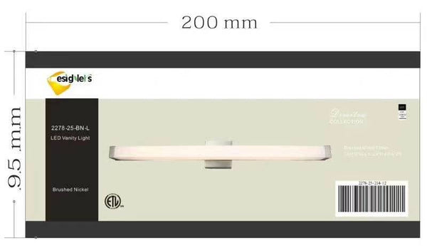 LED Vanity Light 2278(3000k, 25.5W)