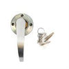 Door Lock Lever Dummy Set Satin Chrome (Commercial) Curved